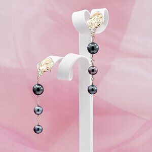 Edison Pearl Dangle Earrings, 14K Gold Filled